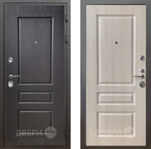 Входная металлическая Дверь Шелтер (SHELTER) Комфорт Дуб английский 3 Дуб филадельфия крем в Зарайске