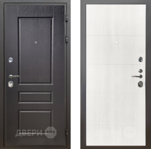 Входная металлическая Дверь Шелтер (SHELTER) Комфорт Дуб английский 7 Дуб филадельфия крем в Зарайске