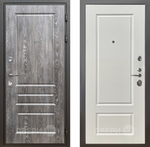 Входная металлическая Дверь Шелтер (SHELTER) Комфорт Дуб шале серебро 5 Силк тирамиссу в Зарайске