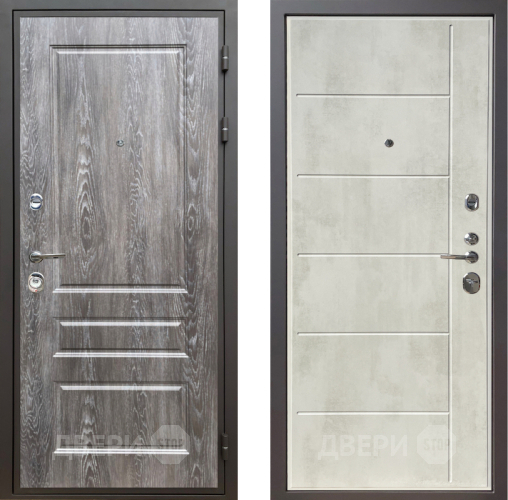 Дверь Шелтер (SHELTER) Комфорт Дуб шале серебро 11 Бетон крем в Зарайске