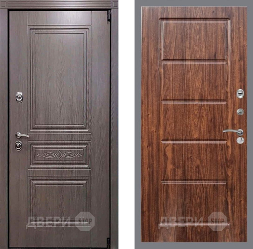 Входная металлическая Дверь Рекс (REX) Пренмиум-S FL-39 орех тисненый в Зарайске