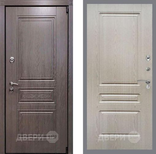 Входная металлическая Дверь Рекс (REX) Пренмиум-S FL-243 Беленый дуб в Зарайске