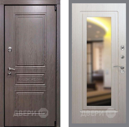 Входная металлическая Дверь Рекс (REX) Пренмиум-S FLZ-120 Беленый дуб в Зарайске