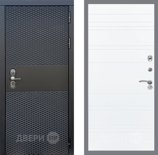 Входная металлическая Дверь Стоп БЛЭК CISA Лайн Силк Сноу в Зарайске