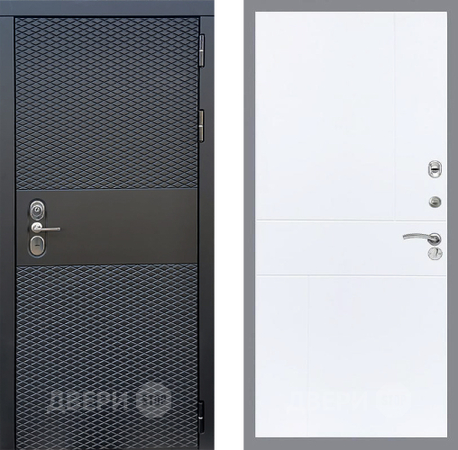 Входная металлическая Дверь Стоп БЛЭК CISA ФЛ-290 Силк Сноу в Зарайске