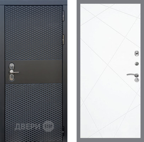 Входная металлическая Дверь Стоп БЛЭК CISA ФЛ-291 Силк Сноу в Зарайске