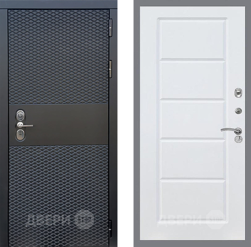 Входная металлическая Дверь Стоп БЛЭК CISA ФЛ-39 Силк Сноу в Зарайске