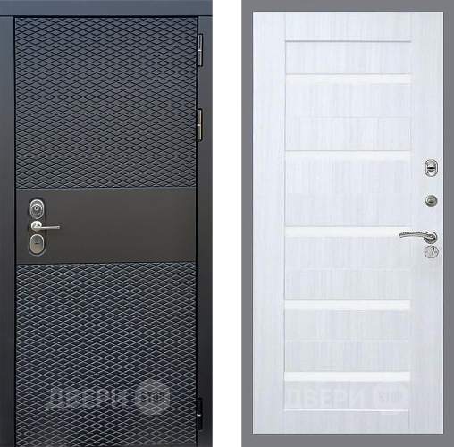 Входная металлическая Дверь Стоп БЛЭК CISA СБ-14 Сандал белый в Зарайске