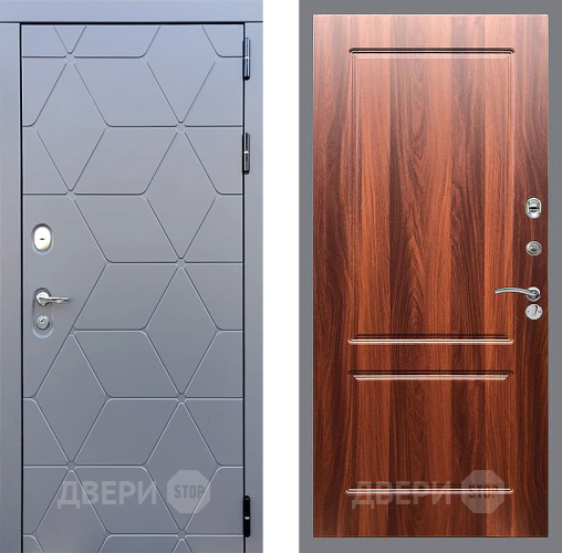 Входная металлическая Дверь Стоп КОСМО ФЛ-117 Итальянский орех в Зарайске