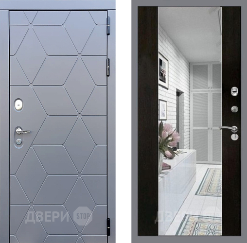 Дверь Стоп КОСМО Зеркало СБ-16 Венге в Зарайске