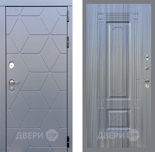 Входная металлическая Дверь Стоп КОСМО ФЛ-2 Сандал грей в Зарайске