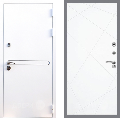 Входная металлическая Дверь Стоп Лайн Вайт ФЛ-291 Силк Сноу в Зарайске