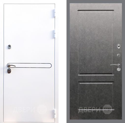 Входная металлическая Дверь Стоп Лайн Вайт ФЛ-117 Штукатурка графит в Зарайске