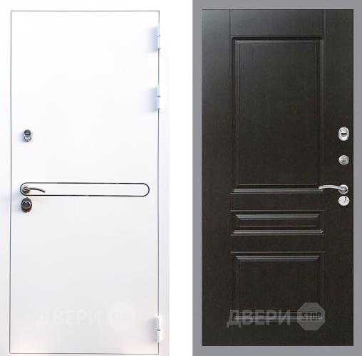 Входная металлическая Дверь Стоп Лайн Вайт ФЛ-243 Венге в Зарайске