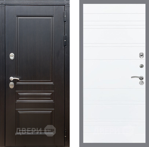 Входная металлическая Дверь Стоп МЕГАПОЛИС Лайн Силк Сноу в Зарайске