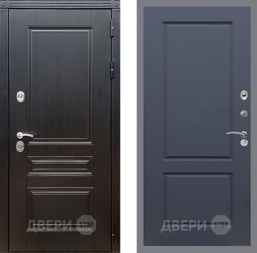 Входная металлическая Дверь Стоп МЕГАПОЛИС ФЛ-117 Силк титан в Зарайске