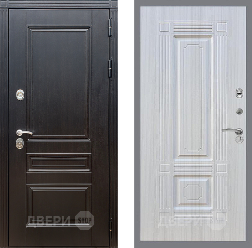 Входная металлическая Дверь Стоп МЕГАПОЛИС ФЛ-2 Сандал белый в Зарайске