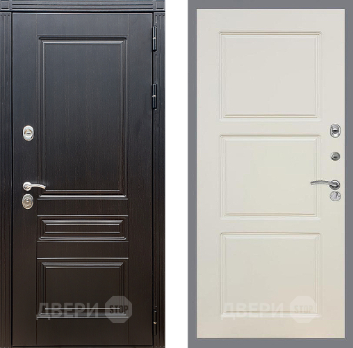 Входная металлическая Дверь Стоп МЕГАПОЛИС ФЛ-3 Шампань в Зарайске