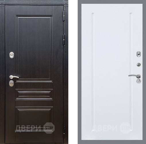 Входная металлическая Дверь Стоп МЕГАПОЛИС ФЛ-68 Силк Сноу в Зарайске