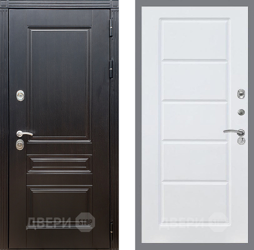 Входная металлическая Дверь Стоп МЕГАПОЛИС ФЛ-39 Силк Сноу в Зарайске