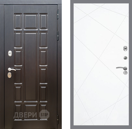 Входная металлическая Дверь Стоп НЬЮ ЙОРК ФЛ-291 Силк Сноу в Зарайске