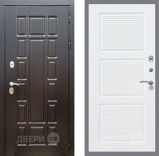 Входная металлическая Дверь Стоп НЬЮ ЙОРК ФЛ-1 Силк Сноу в Зарайске