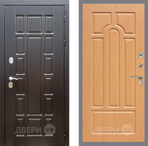 Входная металлическая Дверь Стоп НЬЮ ЙОРК ФЛ-58 Дуб в Зарайске