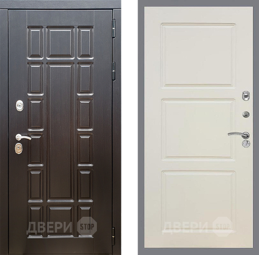 Входная металлическая Дверь Стоп НЬЮ ЙОРК ФЛ-3 Шампань в Зарайске