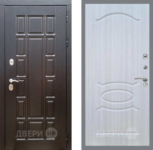 Входная металлическая Дверь Стоп НЬЮ ЙОРК ФЛ-128 Сандал белый в Зарайске