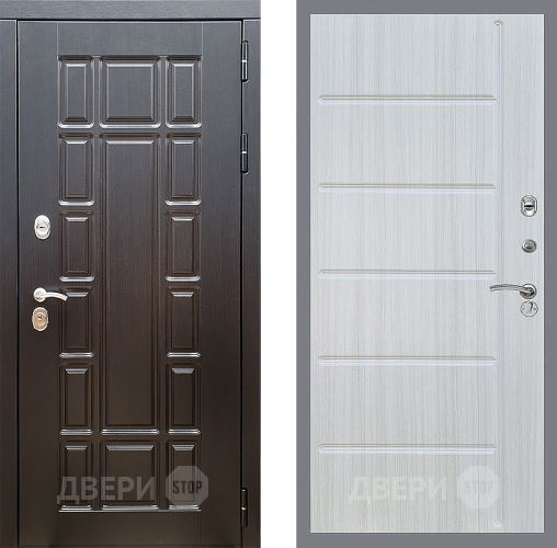 Входная металлическая Дверь Стоп НЬЮ ЙОРК ФЛ-102 Сандал белый в Зарайске