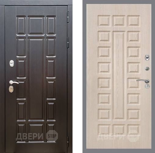 Входная металлическая Дверь Стоп НЬЮ ЙОРК ФЛ-183 Беленый дуб в Зарайске