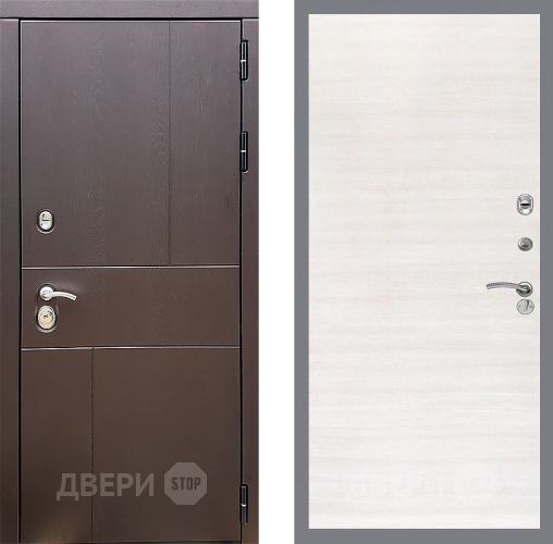 Входная металлическая Дверь Стоп УРБАН Гладкая Акация светлая в Зарайске