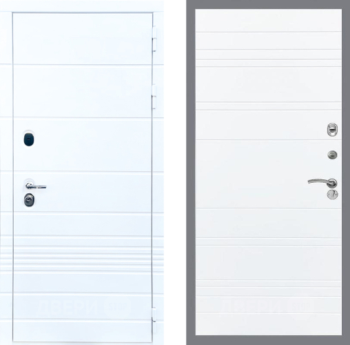 Входная металлическая Дверь Стоп ТРЕНДО Лайн Силк Сноу в Зарайске
