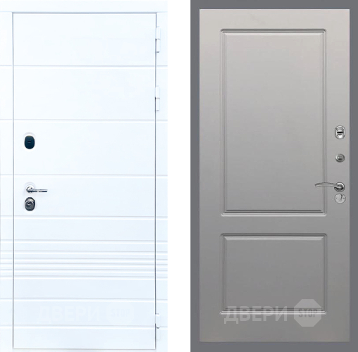 Входная металлическая Дверь Стоп ТРЕНДО ФЛ-117 Грей софт в Зарайске