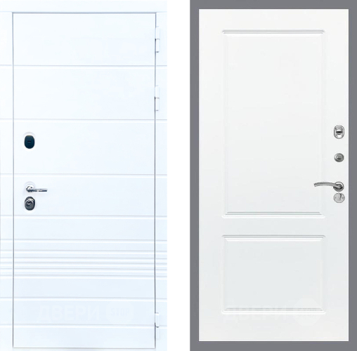 Входная металлическая Дверь Стоп ТРЕНДО ФЛ-117 Силк Сноу в Зарайске