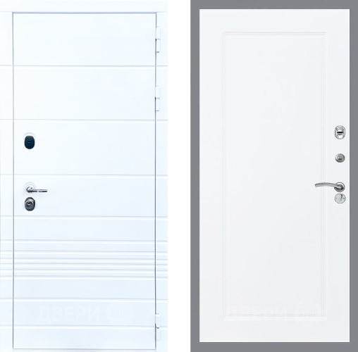 Входная металлическая Дверь Стоп ТРЕНДО ФЛ-119 Силк Сноу в Зарайске