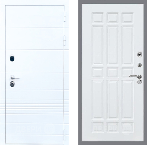 Входная металлическая Дверь Стоп ТРЕНДО ФЛ-33 Силк Сноу в Зарайске