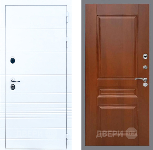 Входная металлическая Дверь Стоп ТРЕНДО ФЛ-243 Итальянский орех в Зарайске