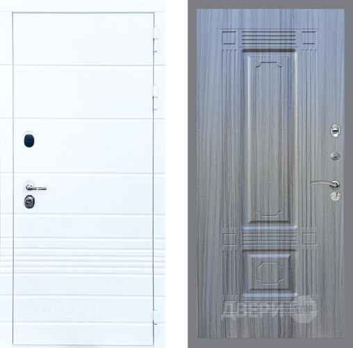 Входная металлическая Дверь Стоп ТРЕНДО ФЛ-2 Сандал грей в Зарайске