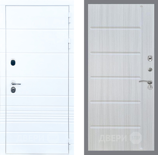 Входная металлическая Дверь Стоп ТРЕНДО ФЛ-102 Сандал белый в Зарайске