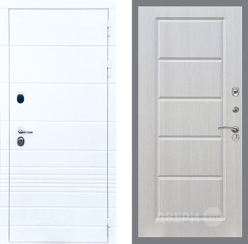 Входная металлическая Дверь Стоп ТРЕНДО ФЛ-39 Лиственница беж в Зарайске