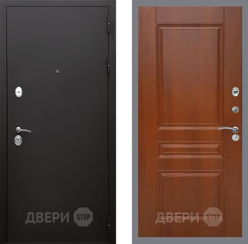 Входная металлическая Дверь Стоп КЛАССИК Шагрень ФЛ-243 Итальянский орех в Зарайске