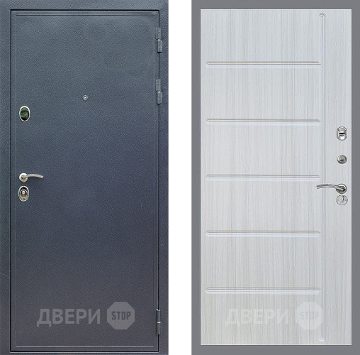 Входная металлическая Дверь Стоп СИЛЬВЕР ФЛ-102 Сандал белый в Зарайске