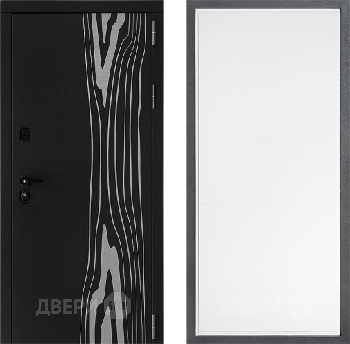 Входная металлическая Дверь Дверной континент ДК-12 ФЛ-649 Белый софт в Зарайске