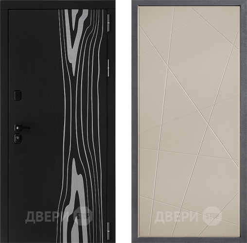 Входная металлическая Дверь Дверной континент ДК-12 ФЛ-655 Капучино в Зарайске