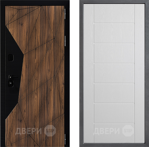 Дверь Дверной континент ДК-11 ФЛ-Лайн Белое дерево в Зарайске