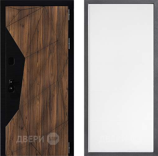 Входная металлическая Дверь Дверной континент ДК-11 ФЛ-649 Белый софт в Зарайске