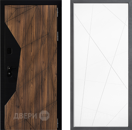 Входная металлическая Дверь Дверной континент ДК-11 ФЛ-655 Белый софт в Зарайске