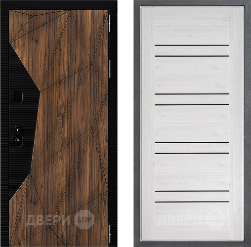 Входная металлическая Дверь Дверной континент ДК-11 ФЛ-49 Сосна белая в Зарайске