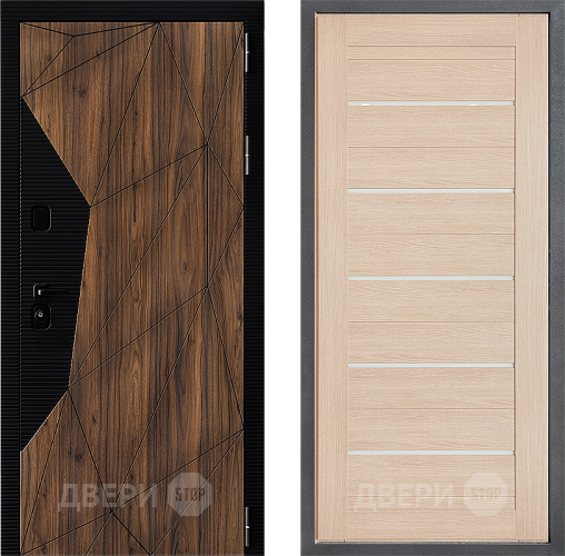 Входная металлическая Дверь Дверной континент ДК-11 ФЛ-46 Капучино в Зарайске